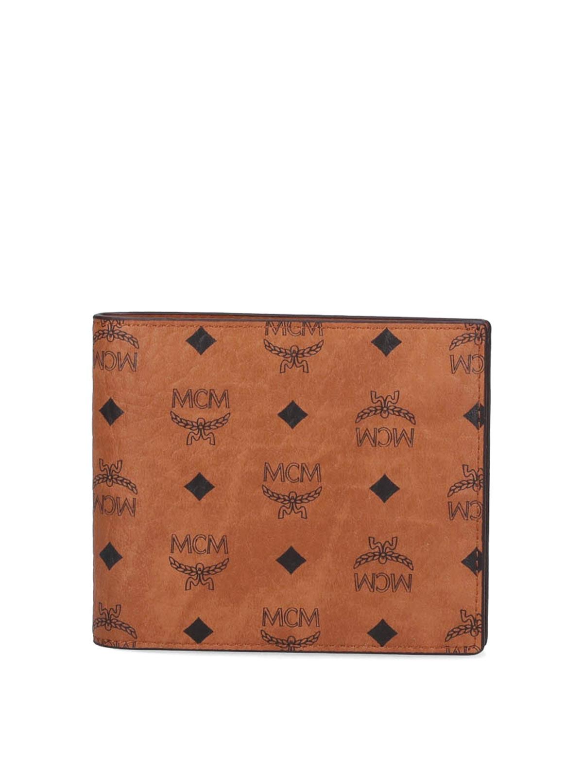 Mcm 2025 wallet brown