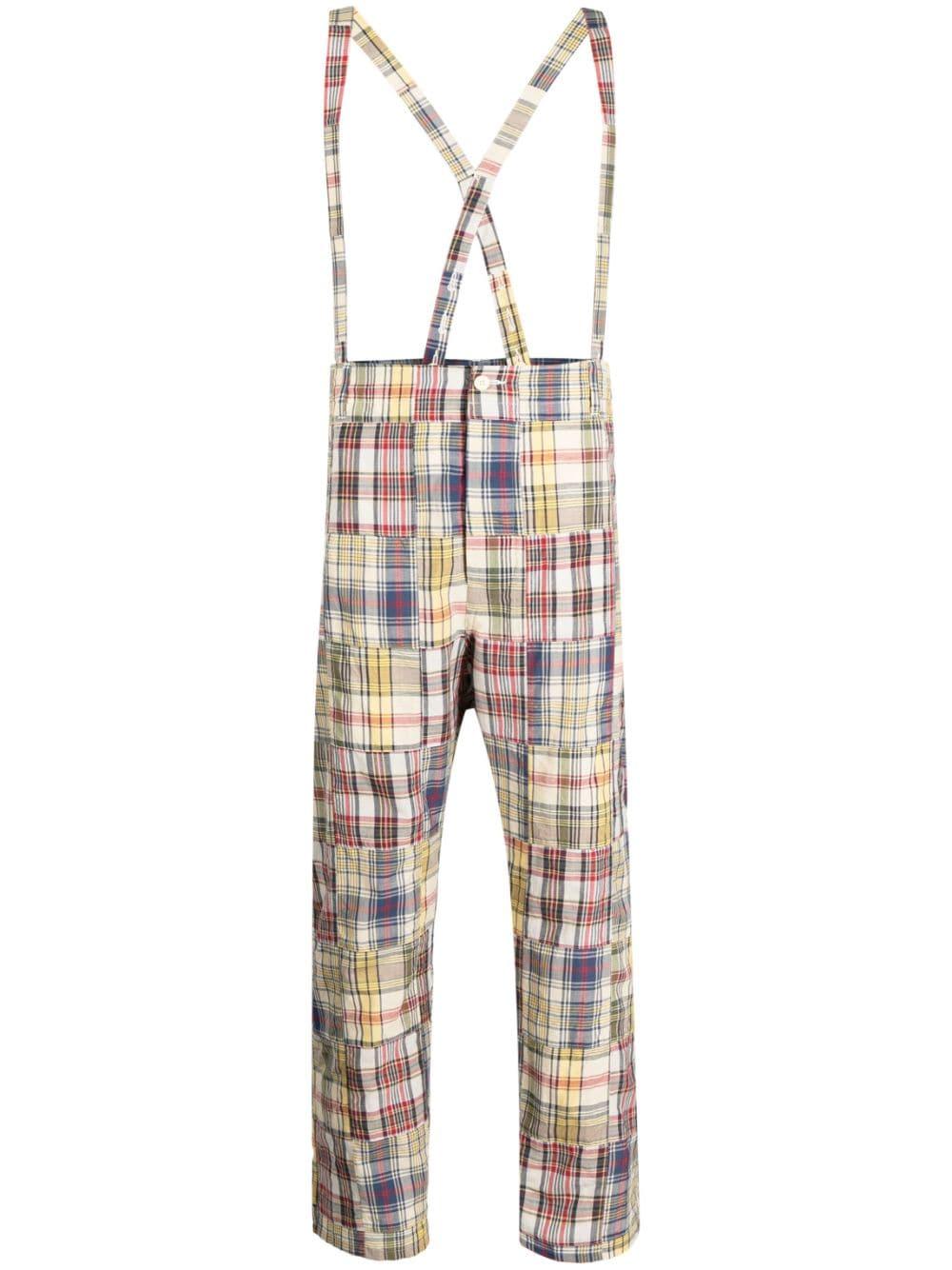 Visvim Alper Braces Chino Trousers in White for Men | Lyst