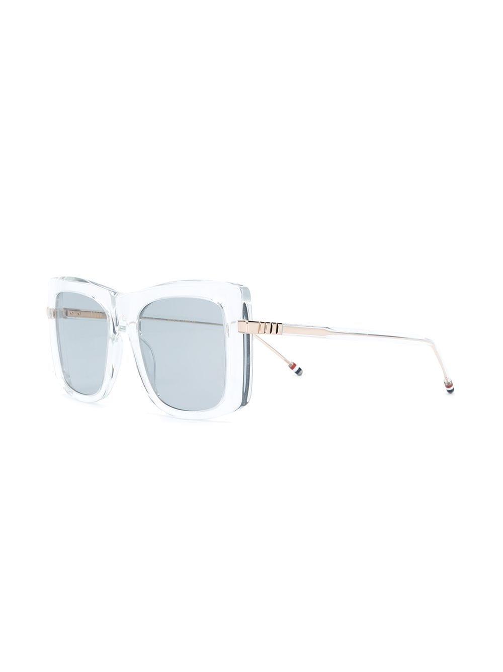 Thom Browne Square Frame Sunglasses | Lyst