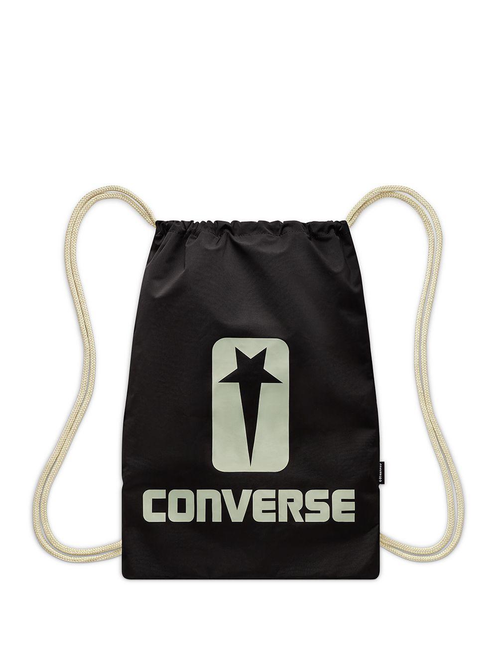 Rick Owens DRKSHDW Converse X Drkshdw Drawstring Backpack in Black | Lyst