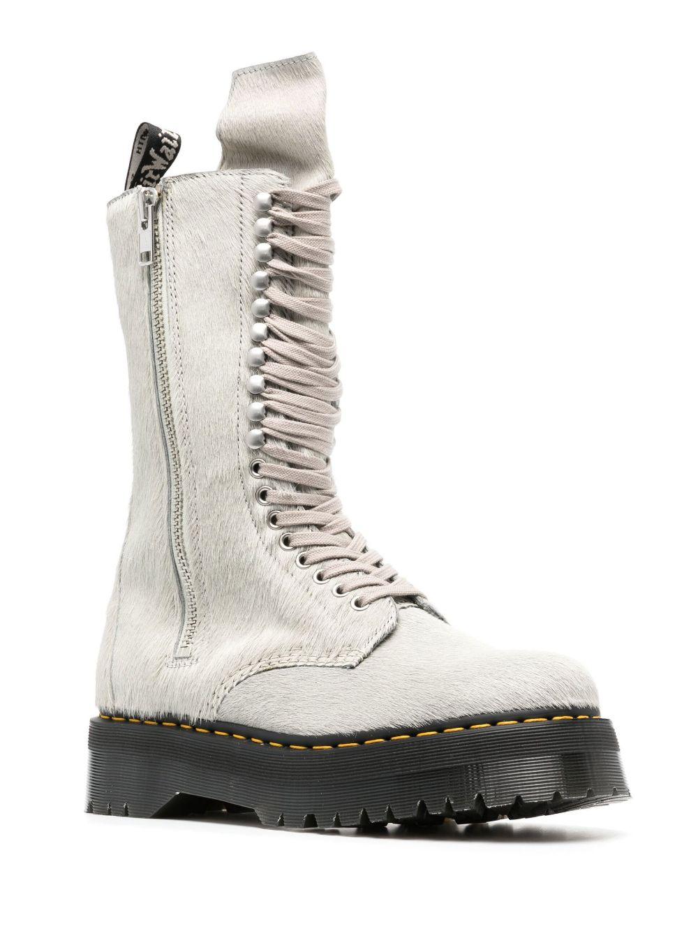 Rick Owens X Dr. Martens Quad Sole Boots in White for Men | Lyst