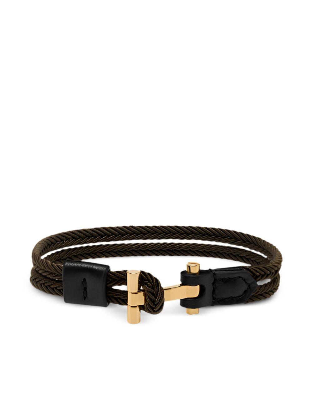 Tom Ford T Logo-Plaque Bracelet in Black for Men Lyst UK