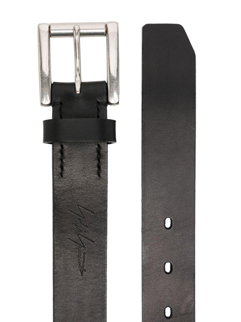 Yohji Yamamoto 30mm Plain Belt in Black for Men | Lyst