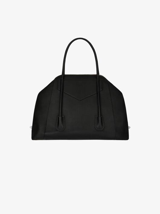 Mens Bags Tote bags Givenchy Black Leather Padlock Bag for Men 
