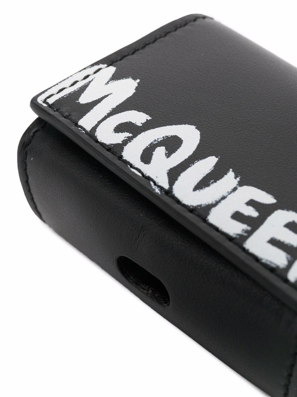 Alexander McQueen Graffiti Airpod Pro Case in Black | Lyst