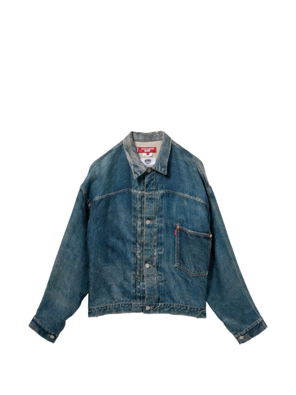 Junya Watanabe X Levi's Fake Print Denim Jacket in Blue for Men