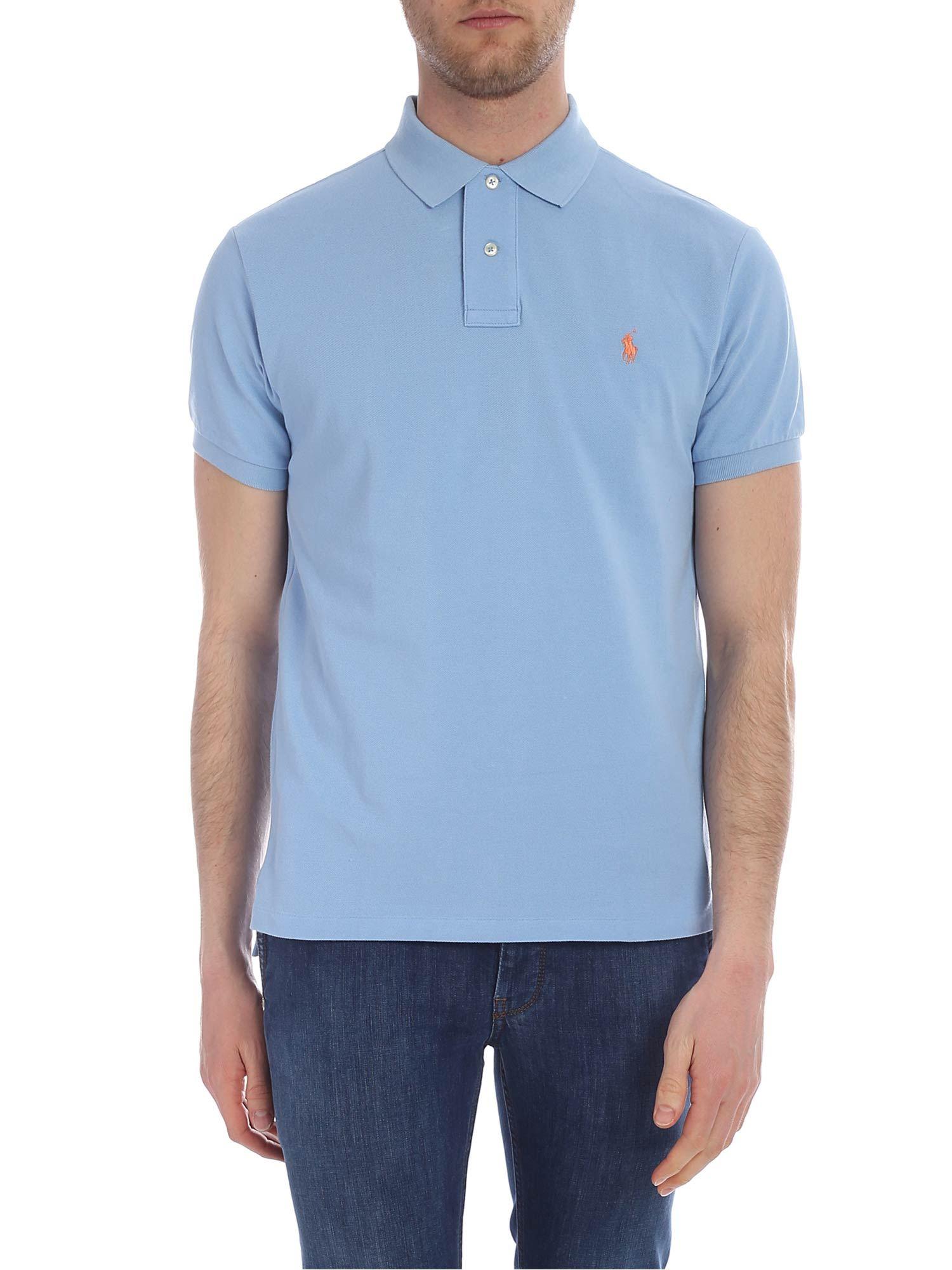 light blue polo shirt ralph lauren