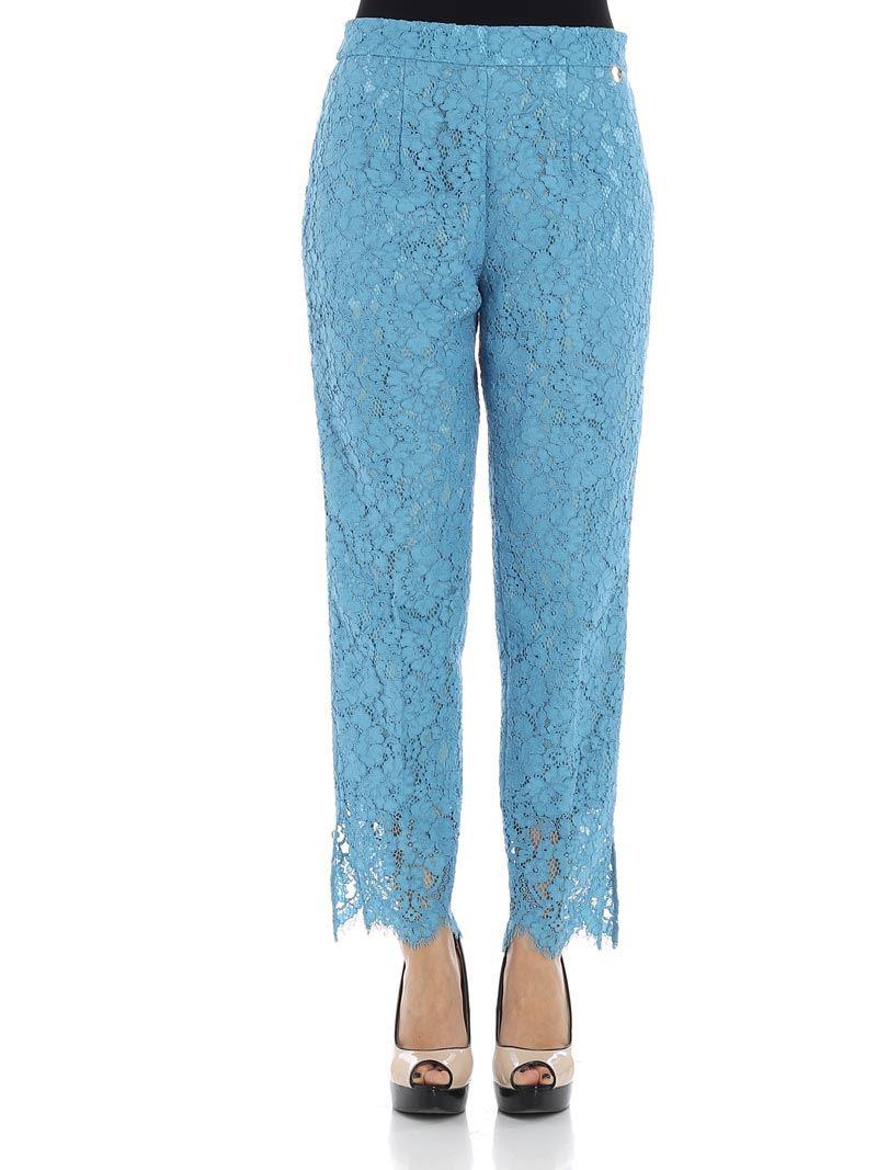 Blue lace pants Clearance