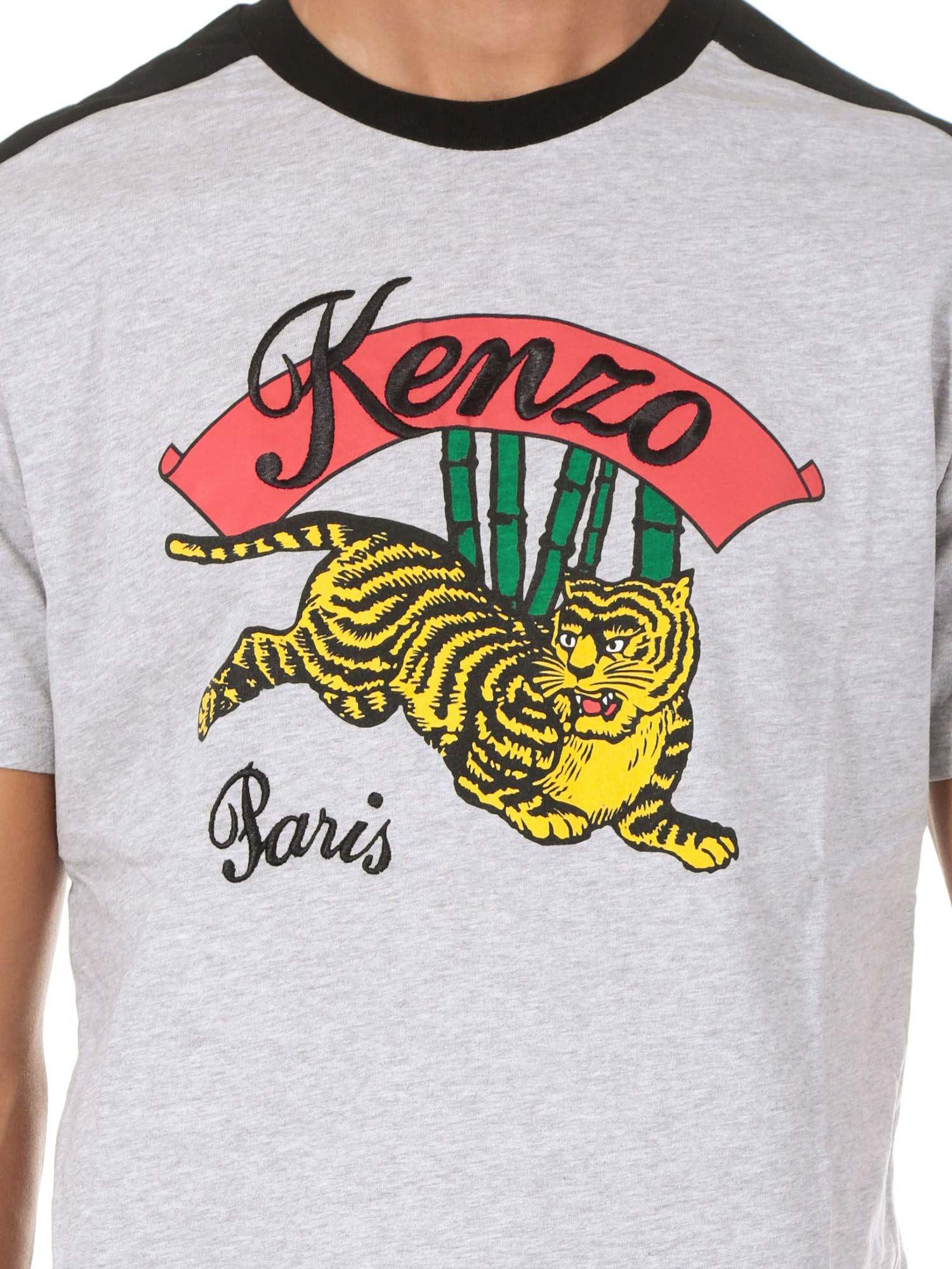 Kenzo grey tiger t shirt