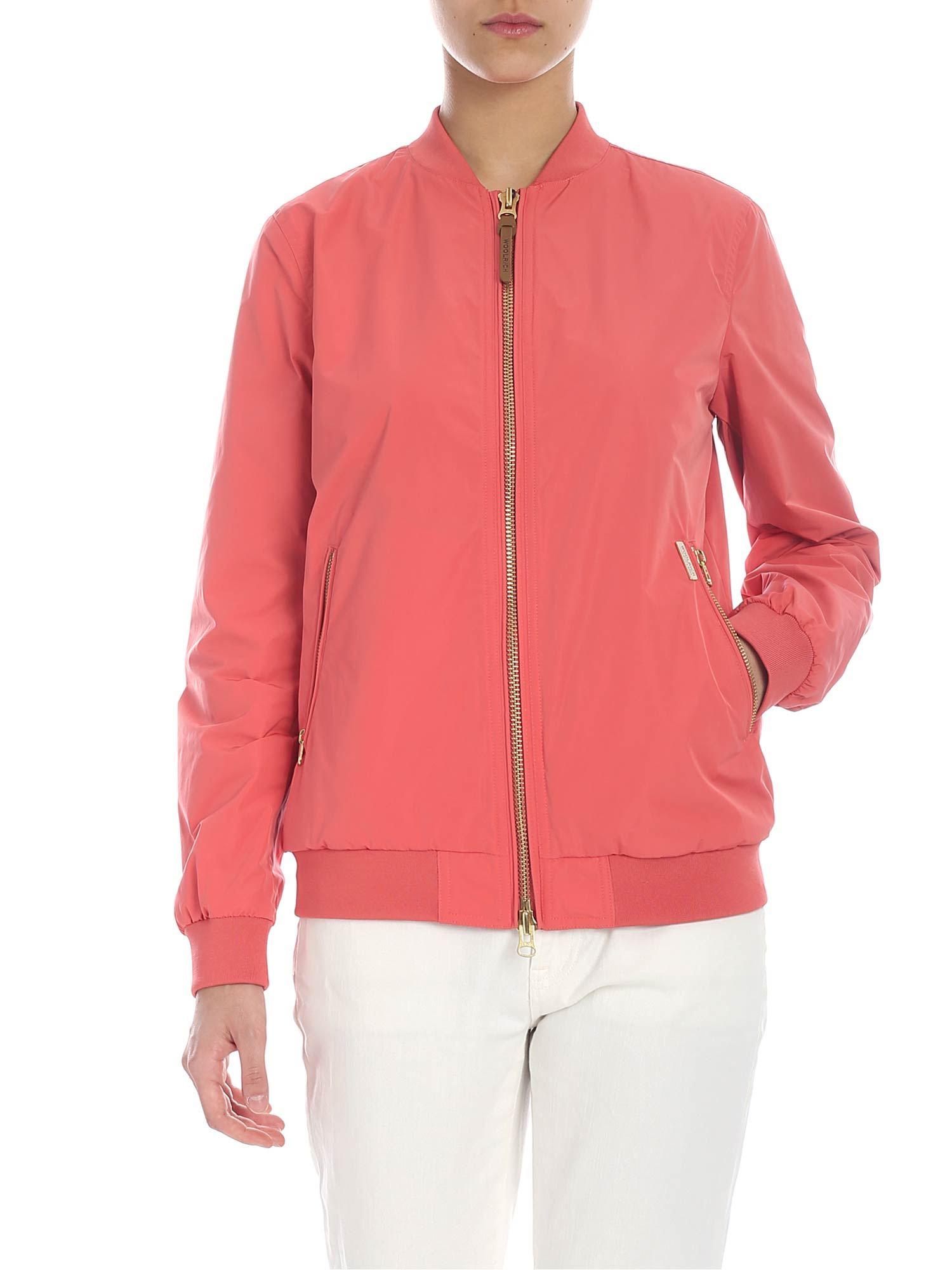 Woolrich Synthetic Charlotte Salmon Pink Jacket Lyst