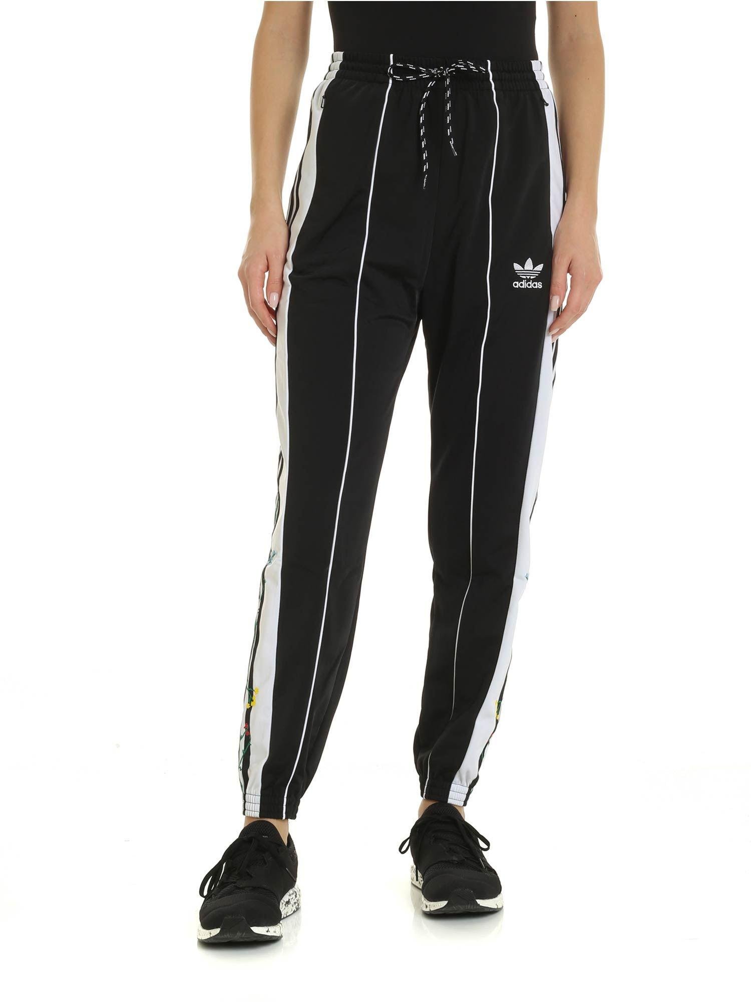 floral track pants adidas