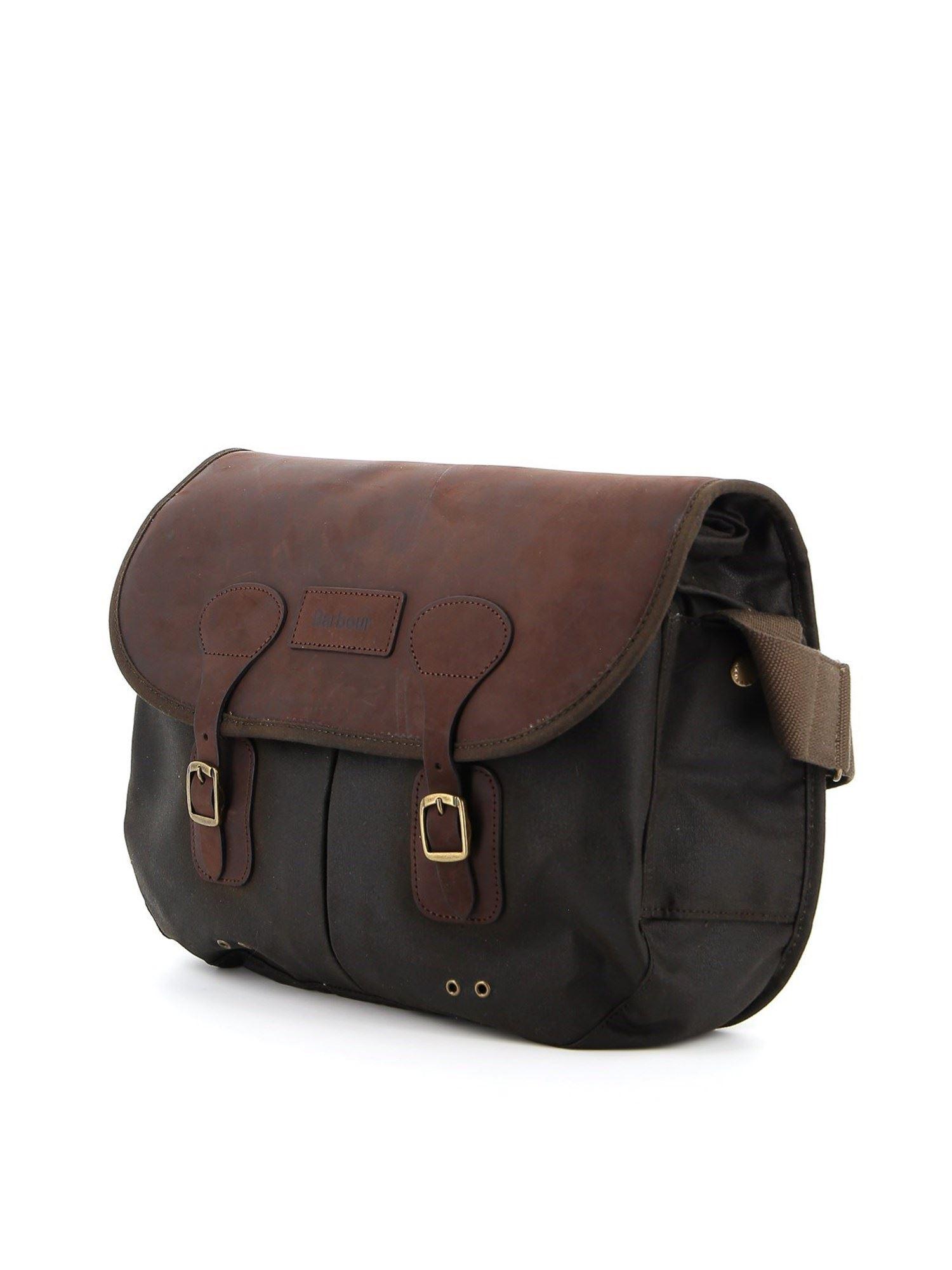 Barbour Tarras Waxed Cotton Messenger Bag in Green for Men Lyst