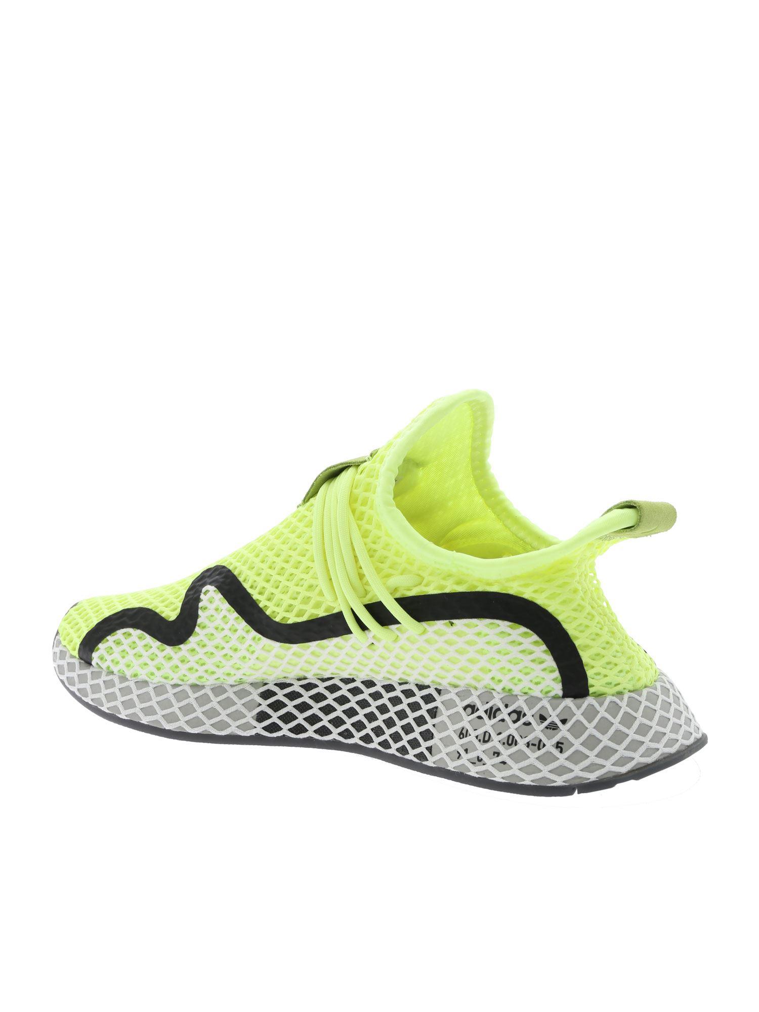 adidas Originals Deerupt S Sneakers In Fluo Yellow for Men - Lyst