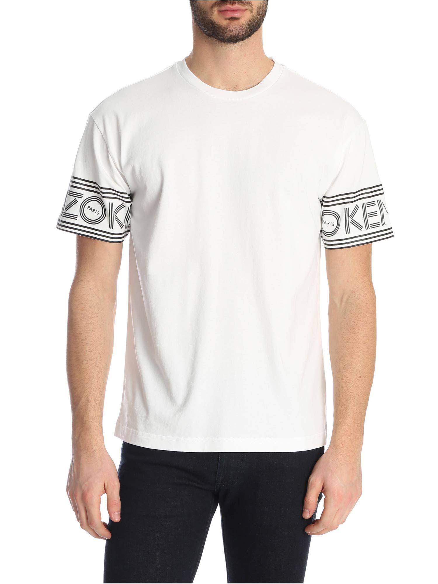 kenzo logo sleeve t shirt