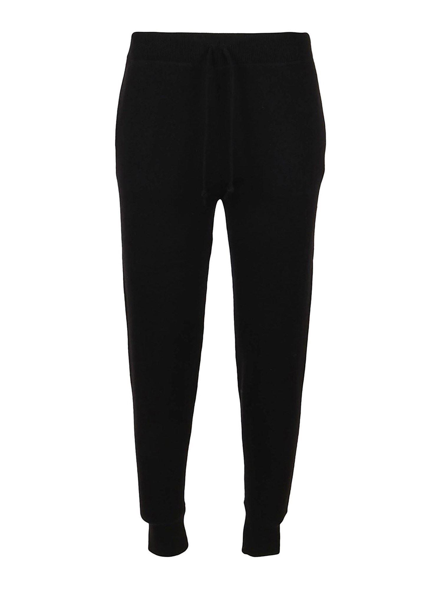Polo Ralph Lauren Cashmere Joggers in Black - Lyst