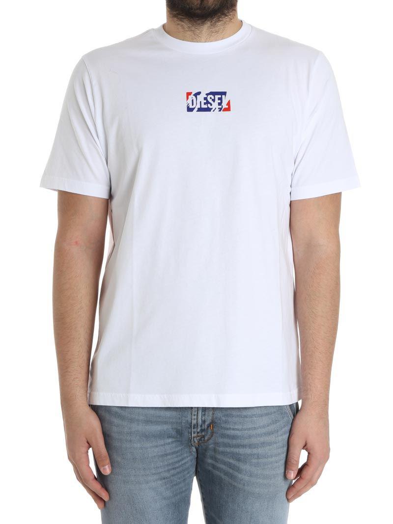 diesel blue t shirt