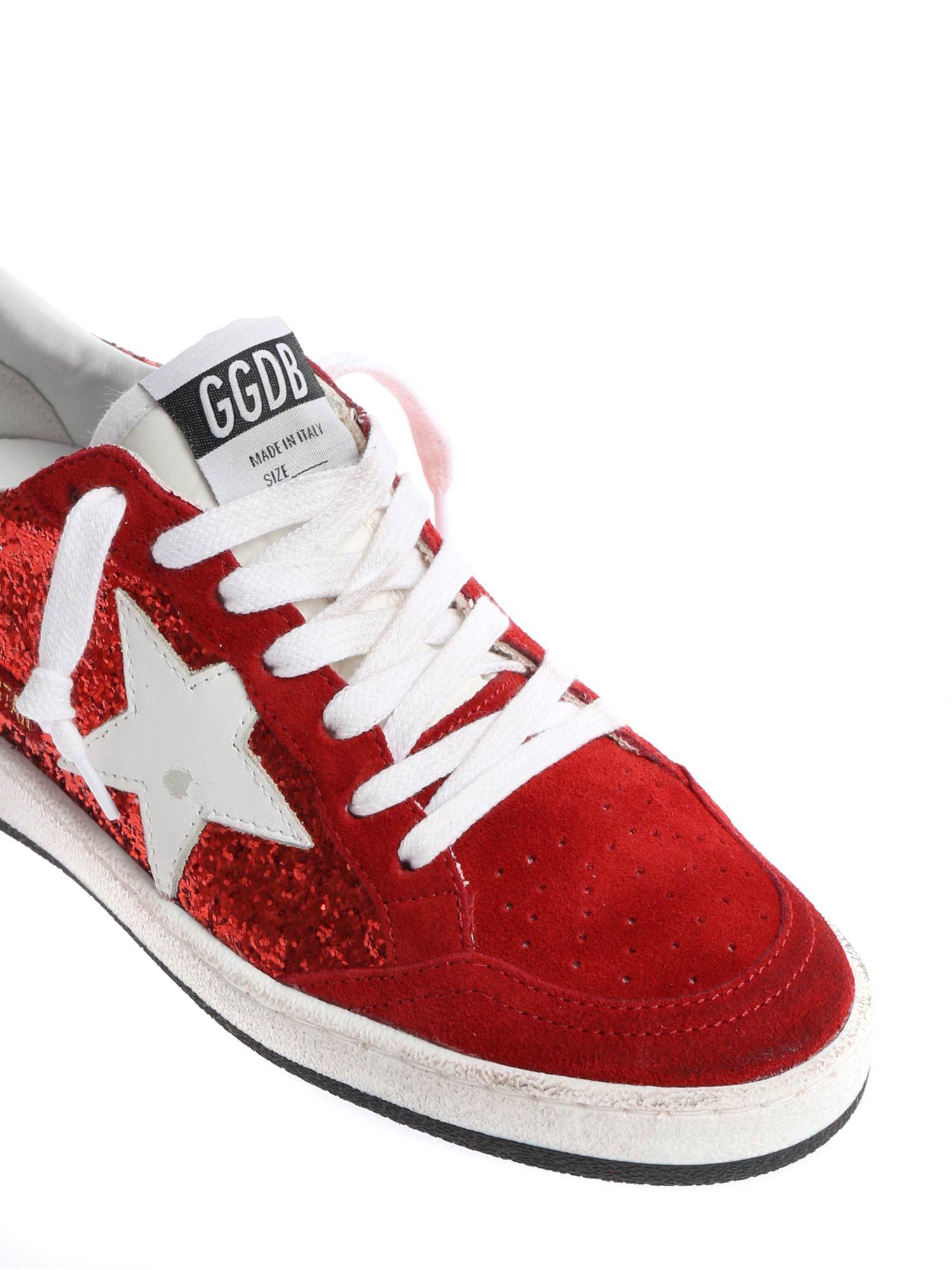 Golden Goose Deluxe Brand Suede Red 