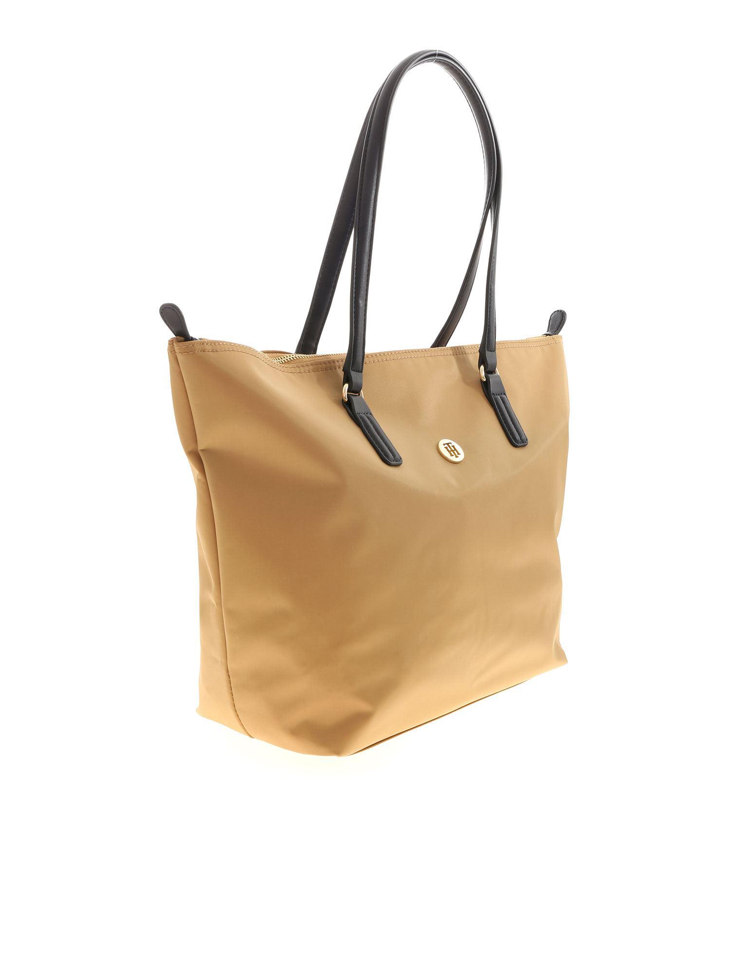 Tommy Hilfiger Poppy Tote Bag in Beige (Natural) - Lyst