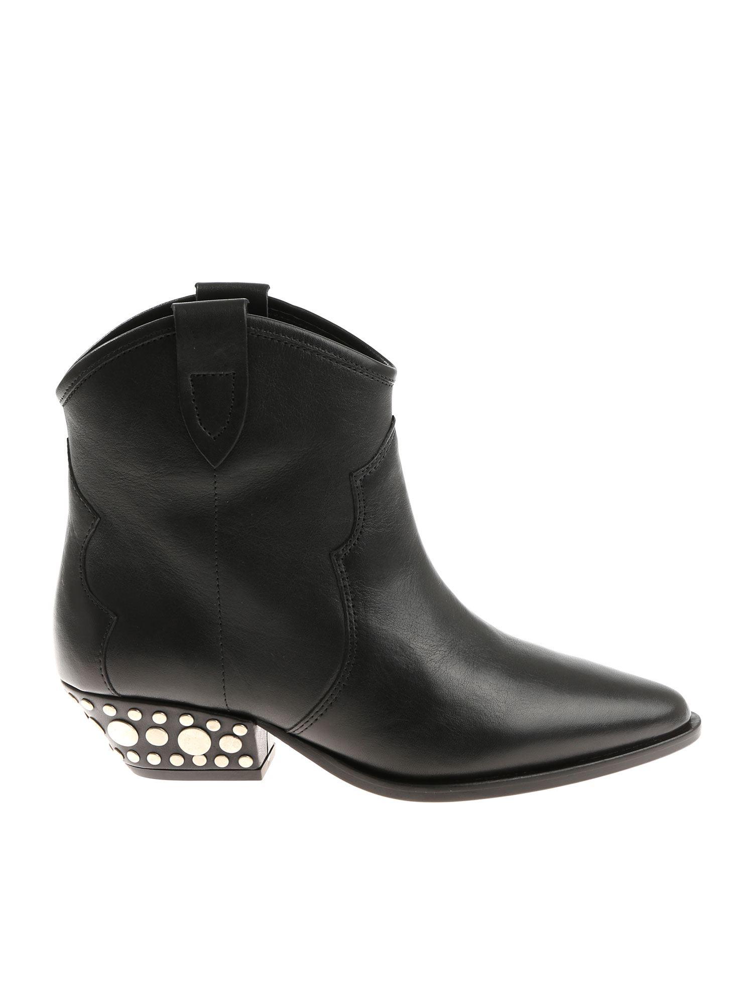 Isabel Marant Black Dawyna 40 Leather 