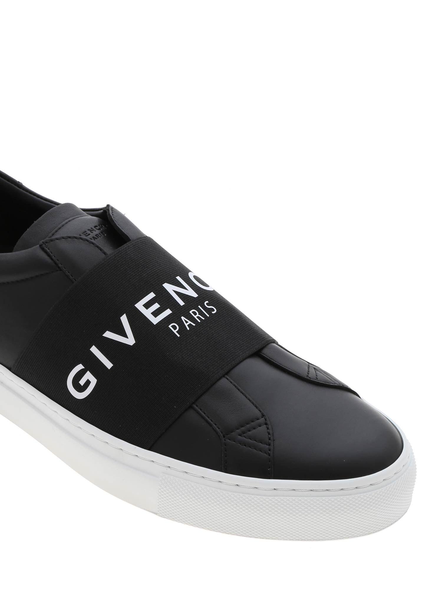 Givenchy Leather Low Top Sneakers in Black for Men - Lyst