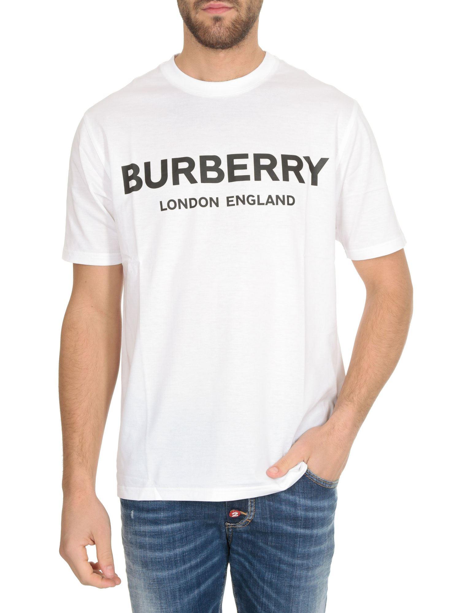 Burberry T-shirt in White for Men - Lyst