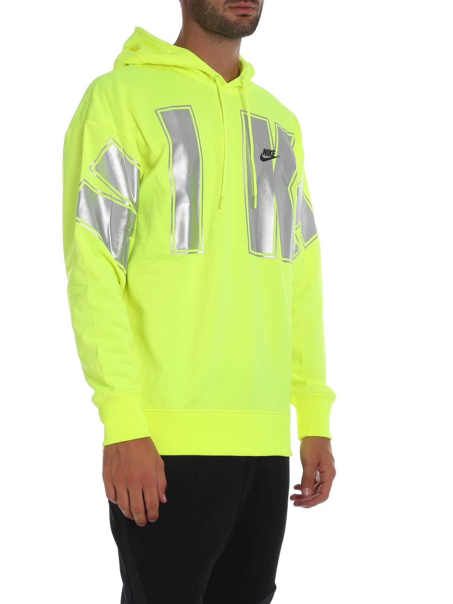 felpa nike giallo fluo