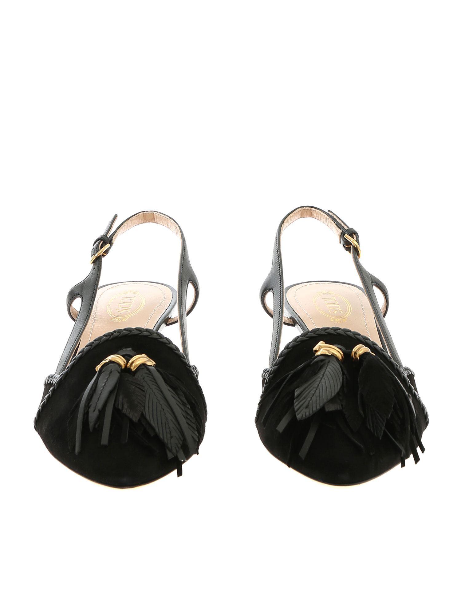 tods slingbacks