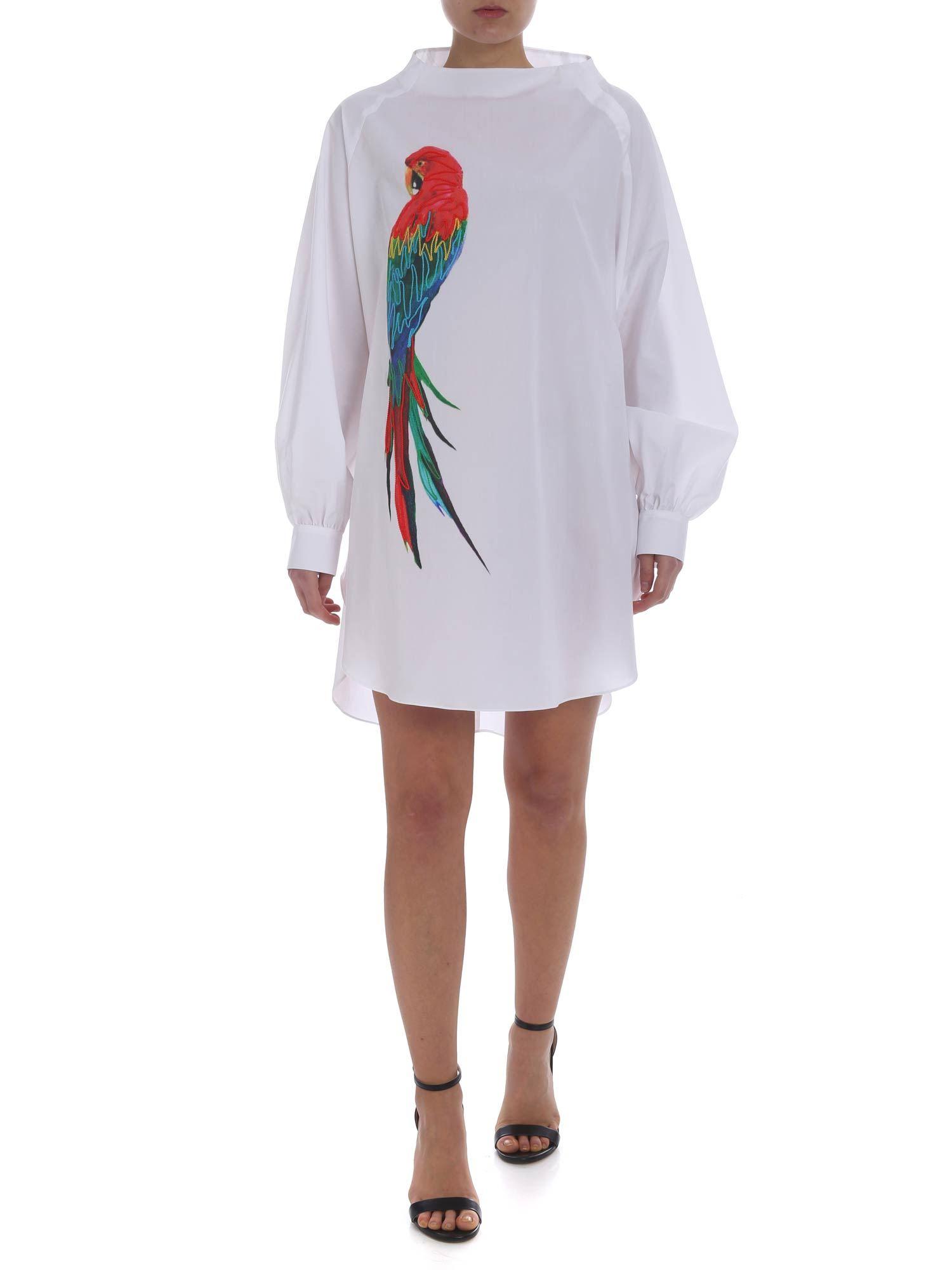 stella jean parrot dress