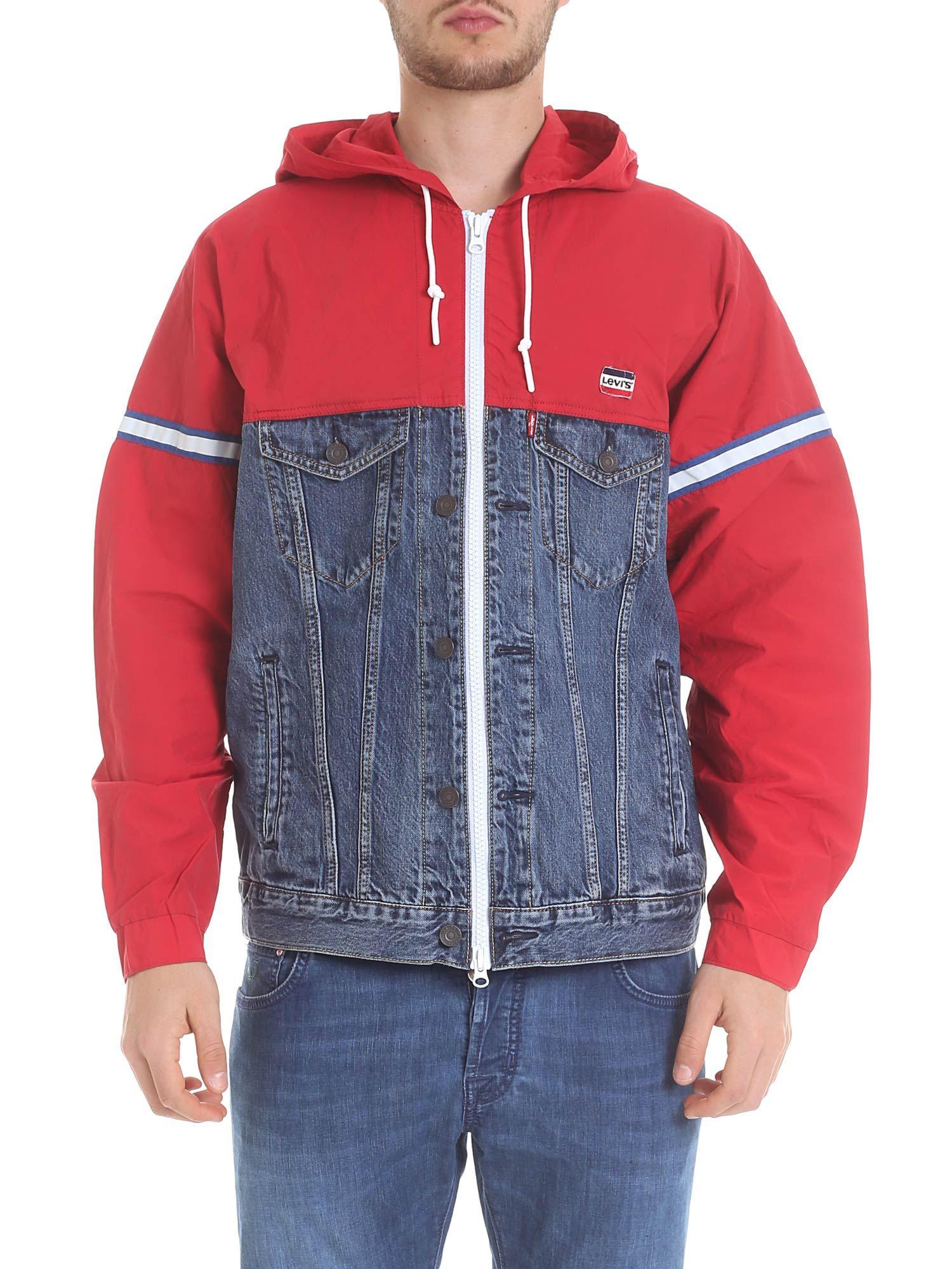 levi's red jean jacket