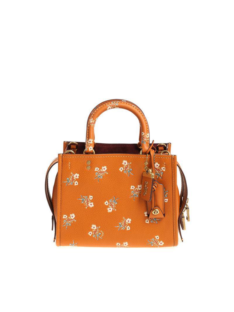 coach orange bag
