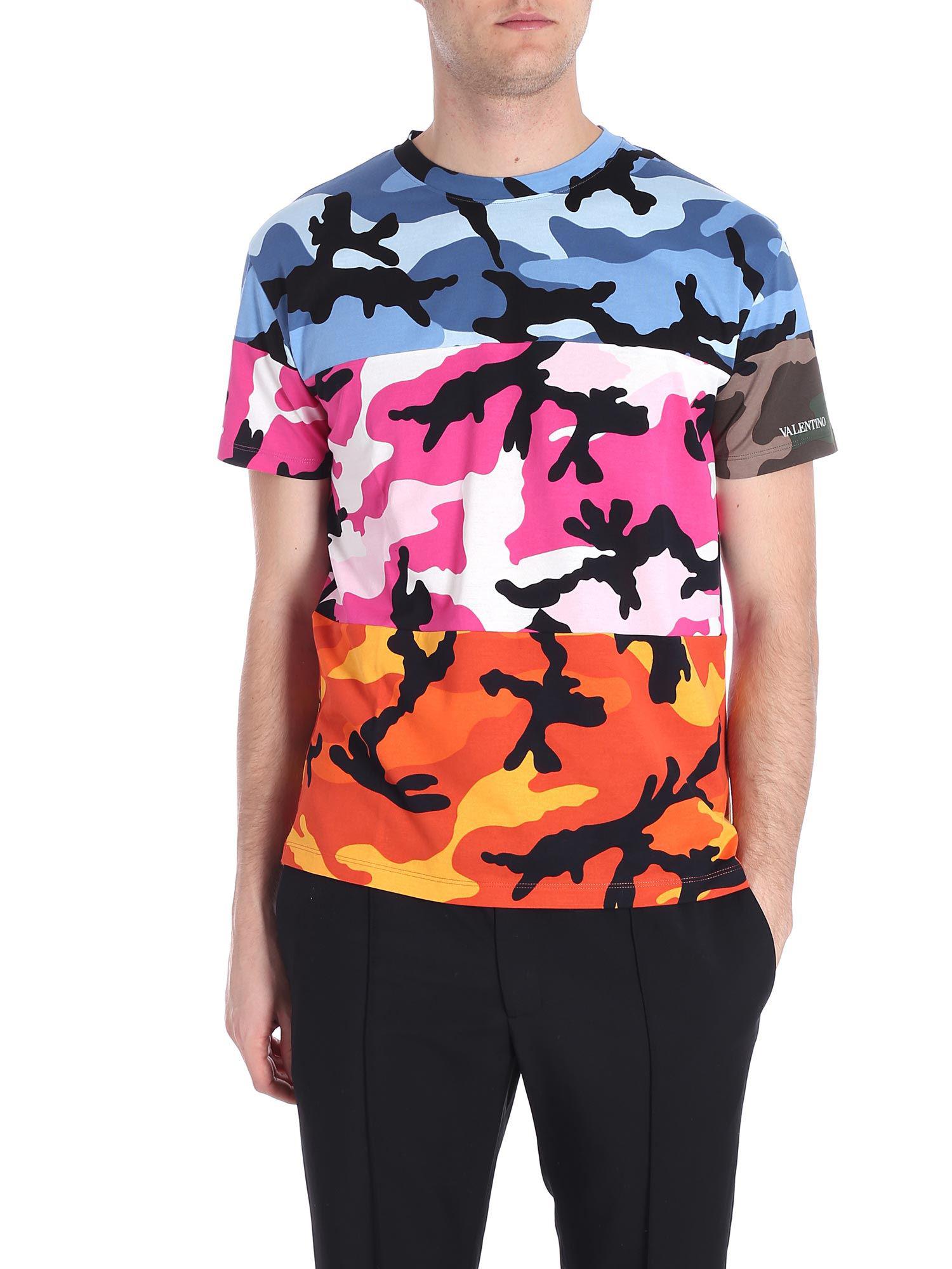 valentino camo shirt