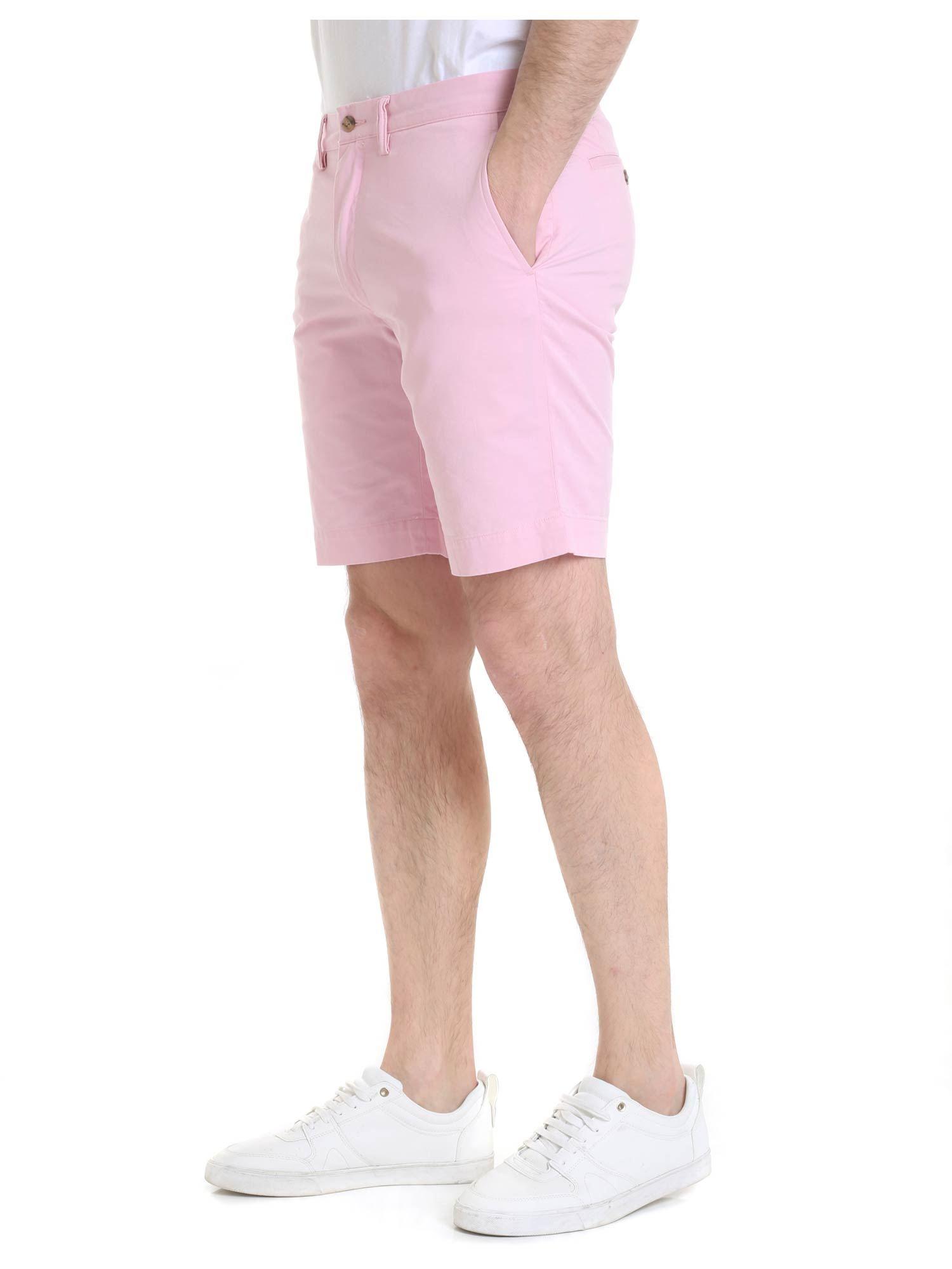 polo ralph lauren bedford shorts garden pink
