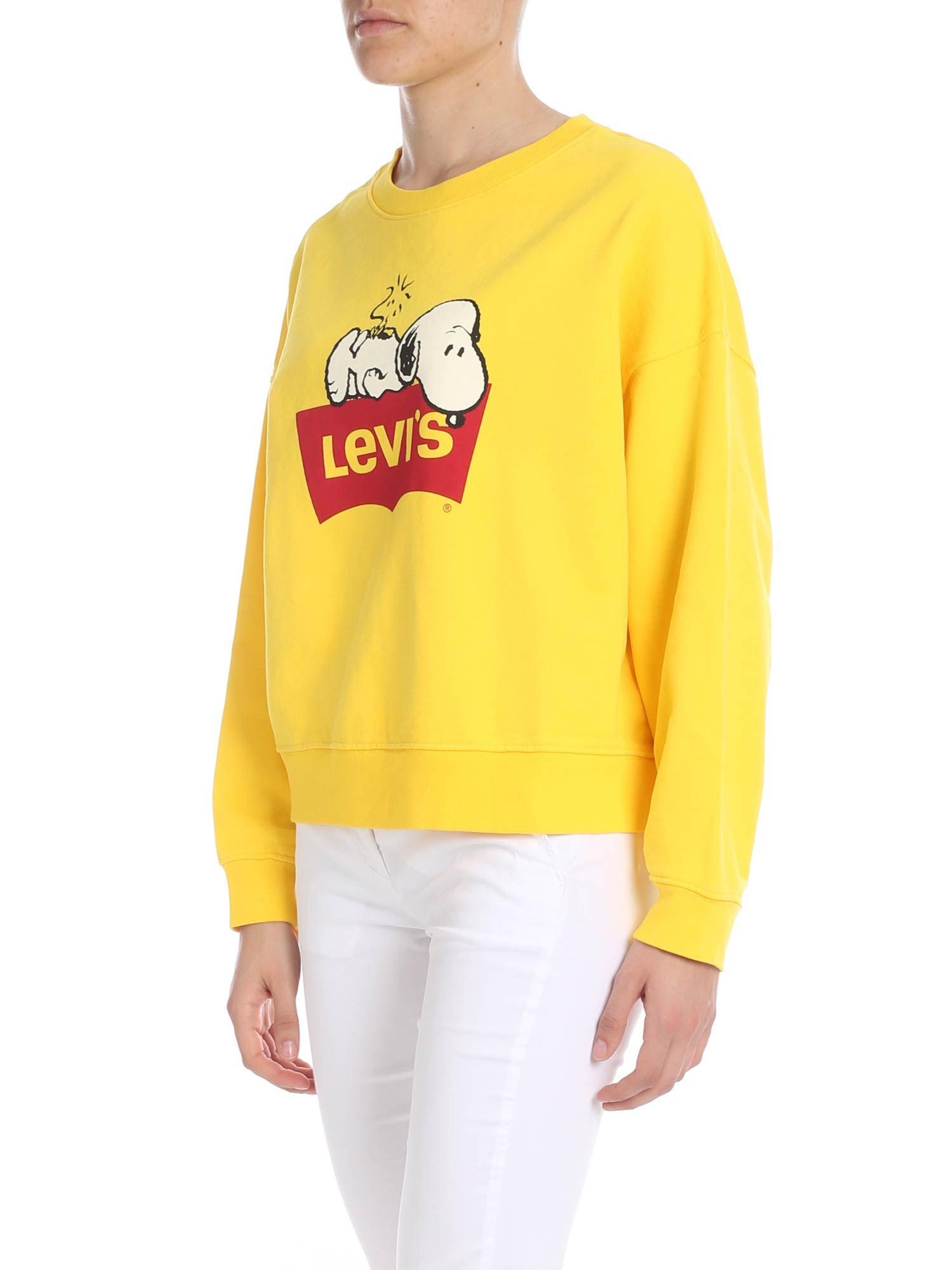 levis yellow sweater