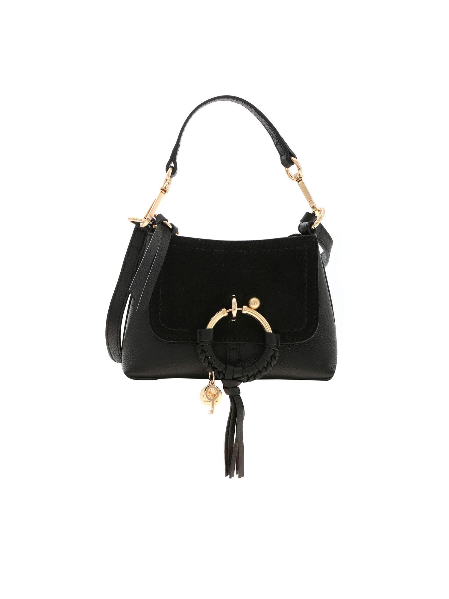 see by chloé black mini joan bag
