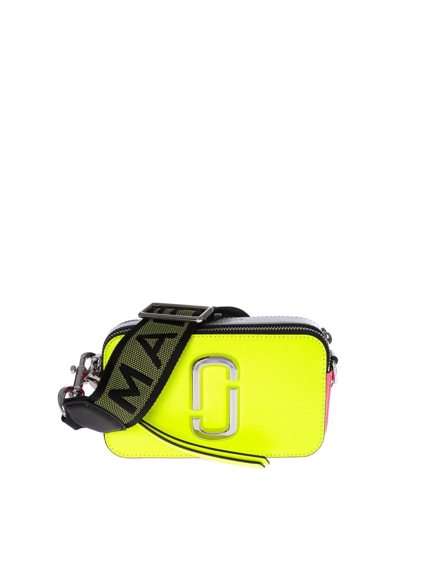 Marc By Marc Jacobs Leather Snapshot Camera Bag In Neon Yellow Lyst
