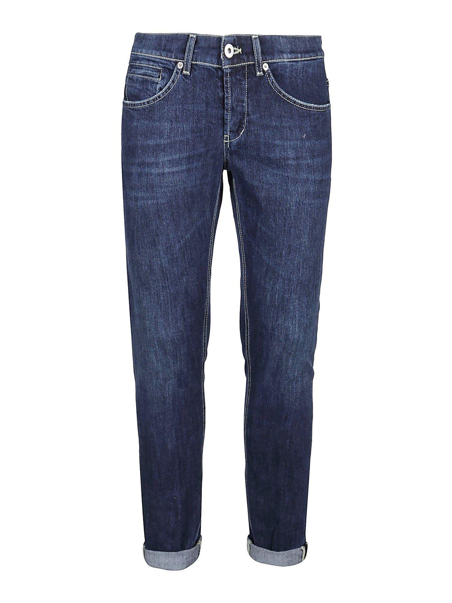Dondup Stretch Denim Jeans in Blue for Men Lyst