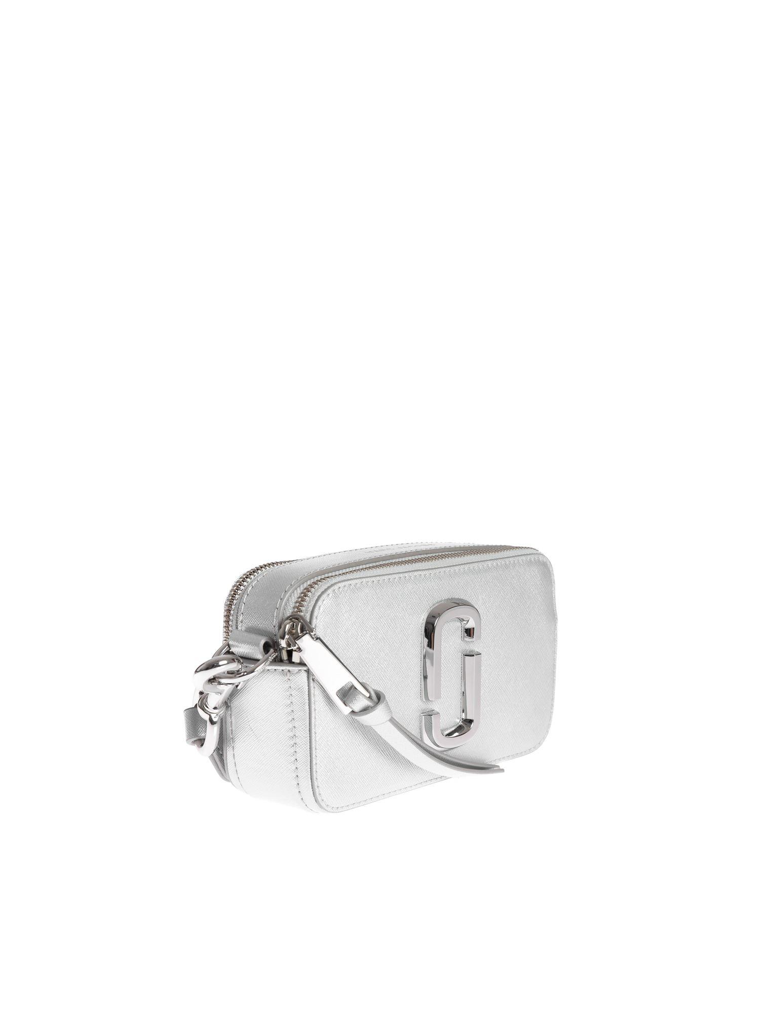Marc Jacobs Leather The Snapshot Bag in Silver (Metallic) Lyst
