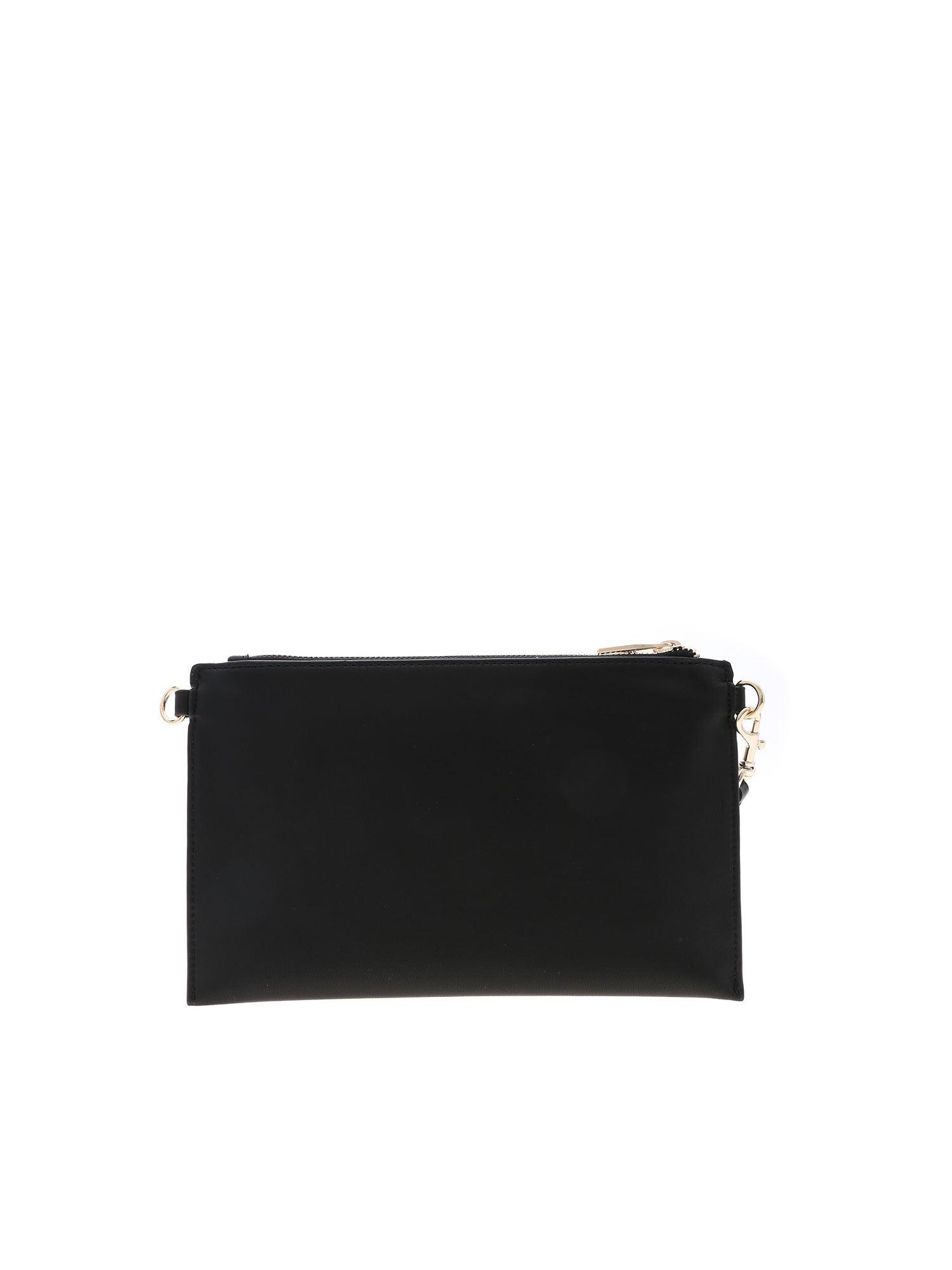 Versace Denim Jeans Couture Clutch Bag in Black Lyst