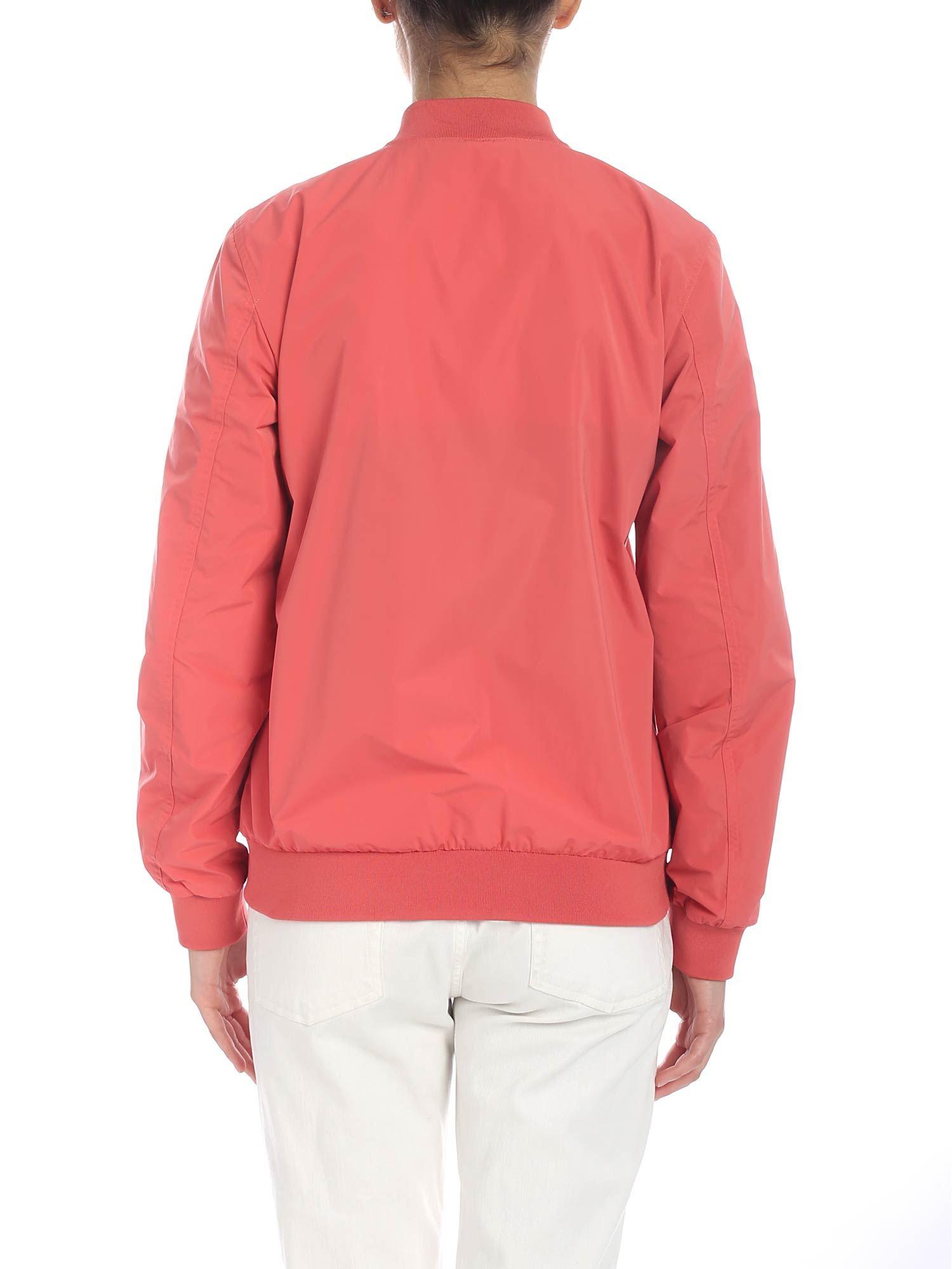Woolrich Synthetic Charlotte Salmon Pink Jacket Lyst