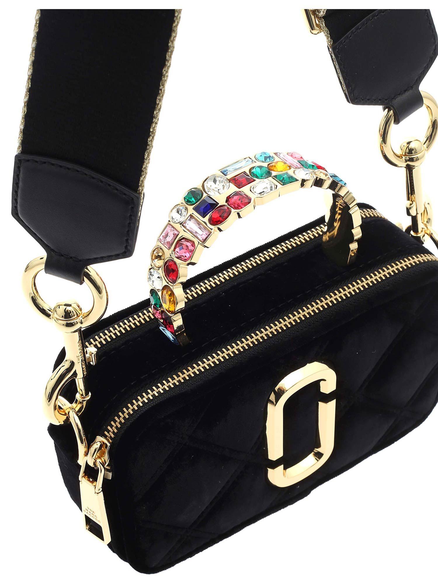 Marc Jacobs Black Camera Bag With Multicolor Jewels Lyst