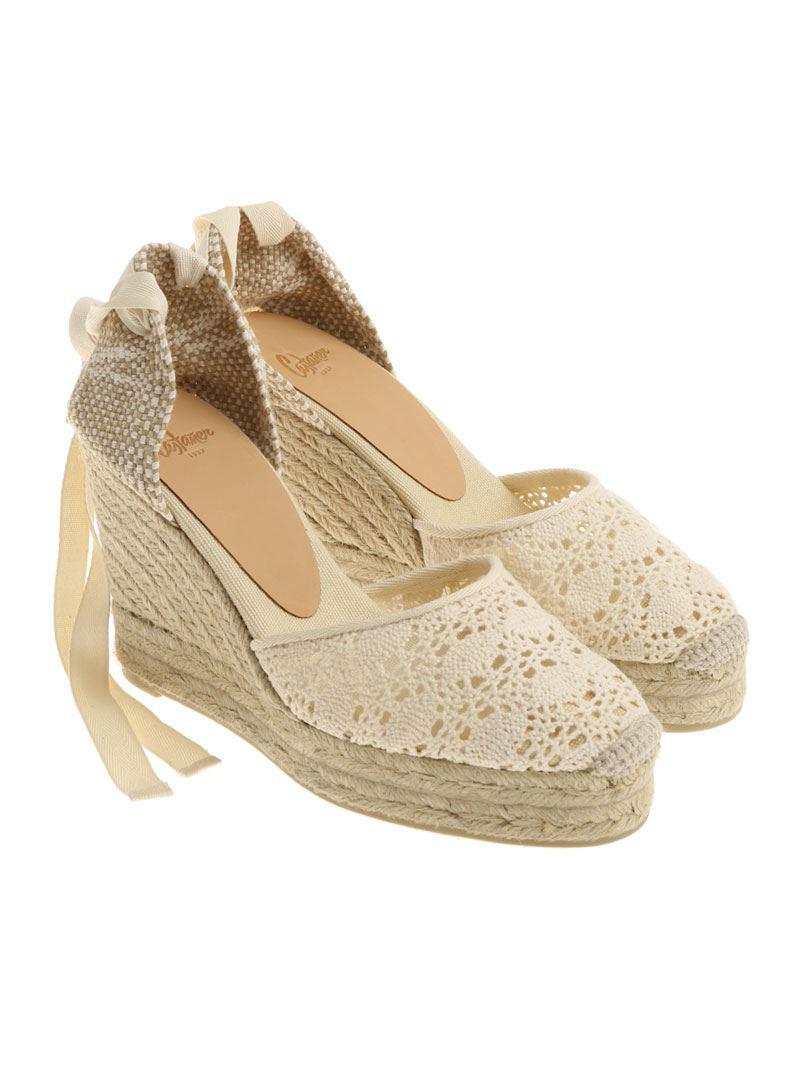 cream colored espadrilles