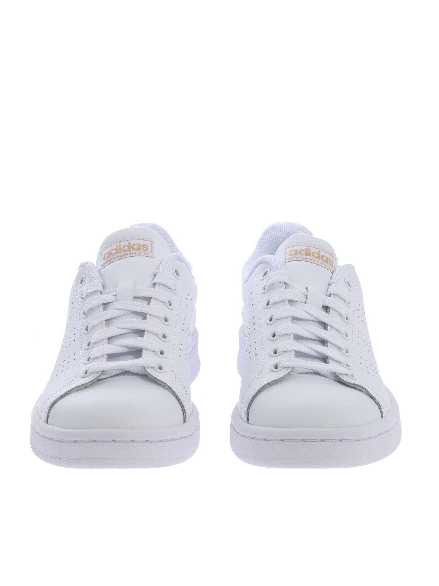 adidas white advantage sneakers