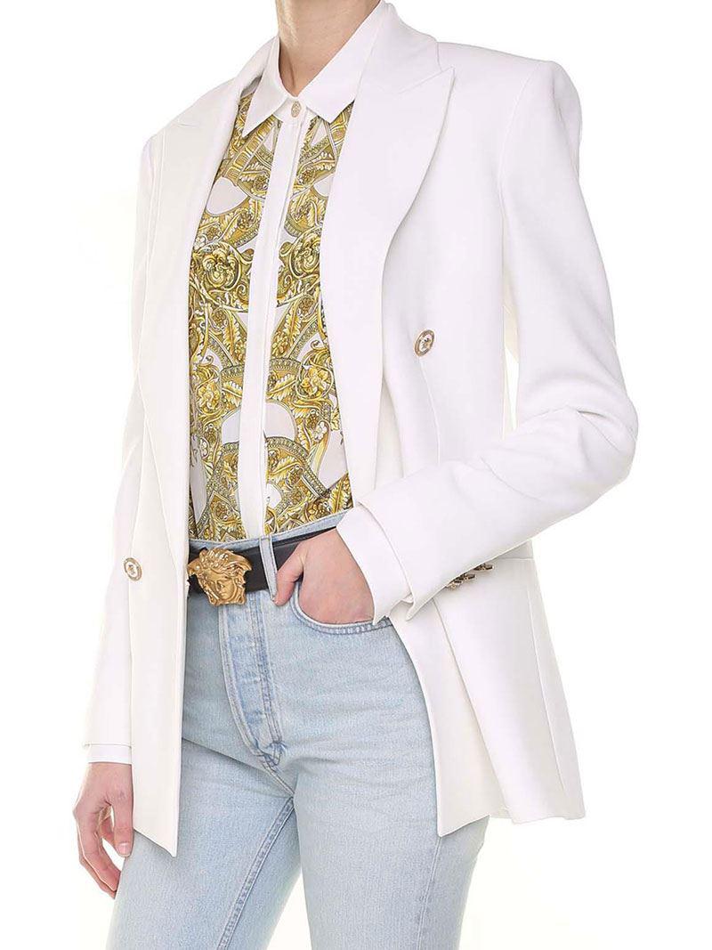 versace white blazer