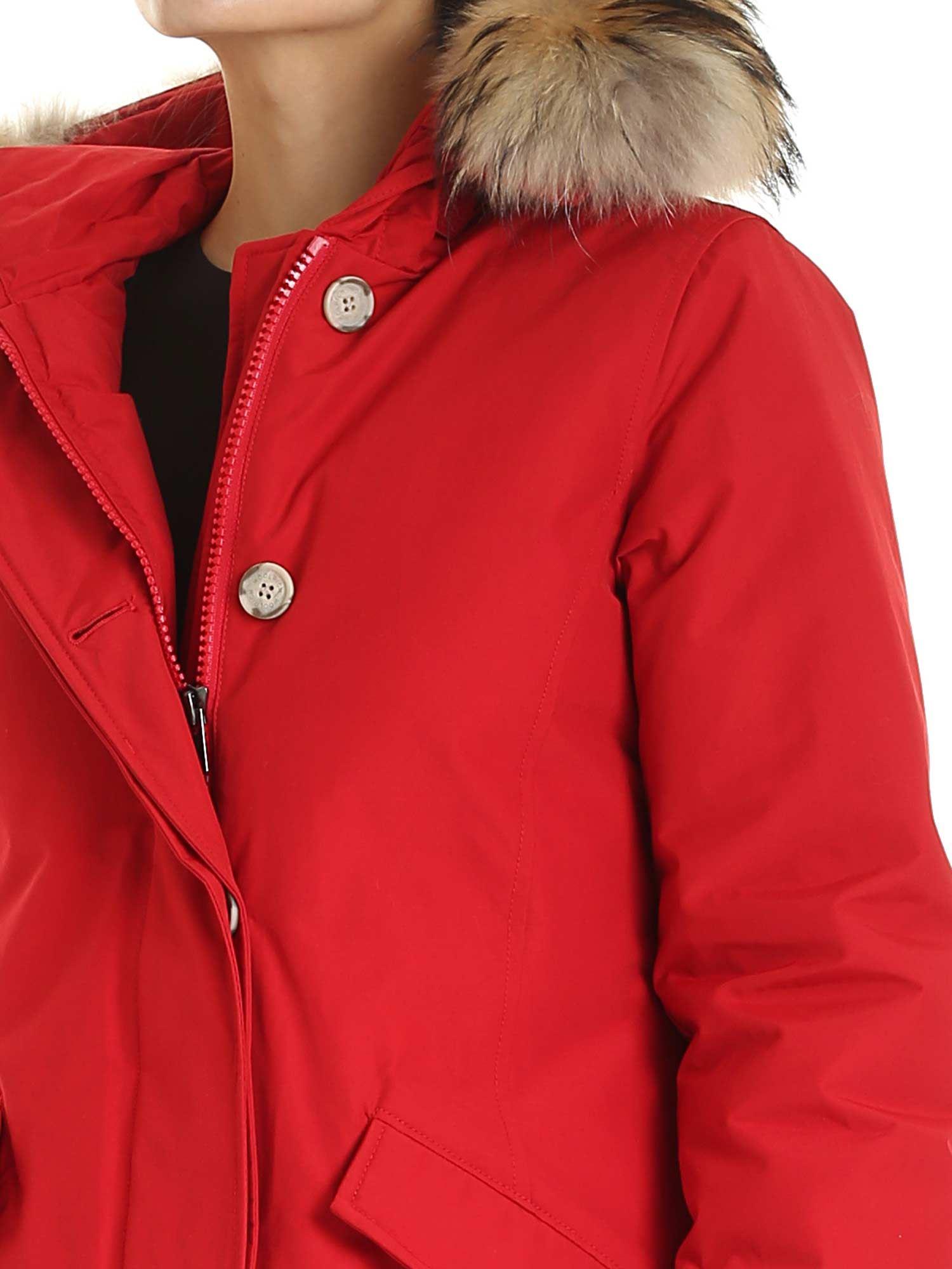 Woolrich Arctic Parka in Red Lyst