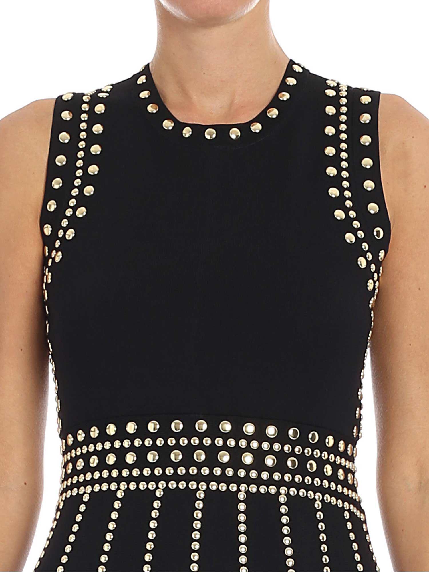 Michael Kors Black Knitted Dress With 