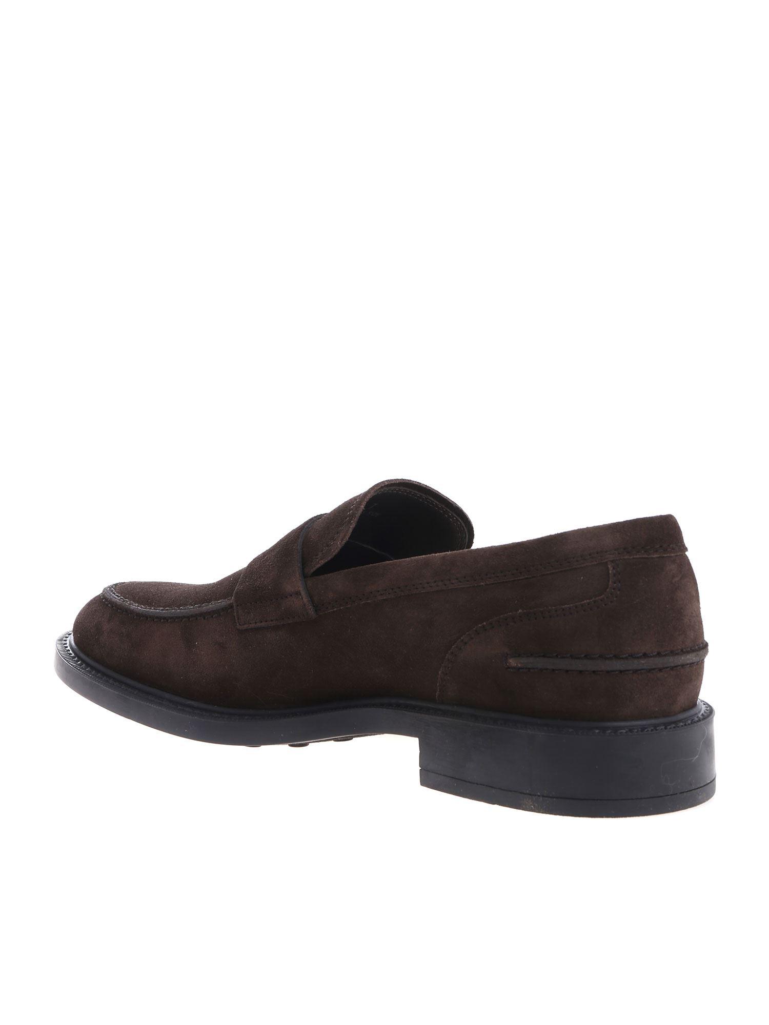 tod's loafers brown