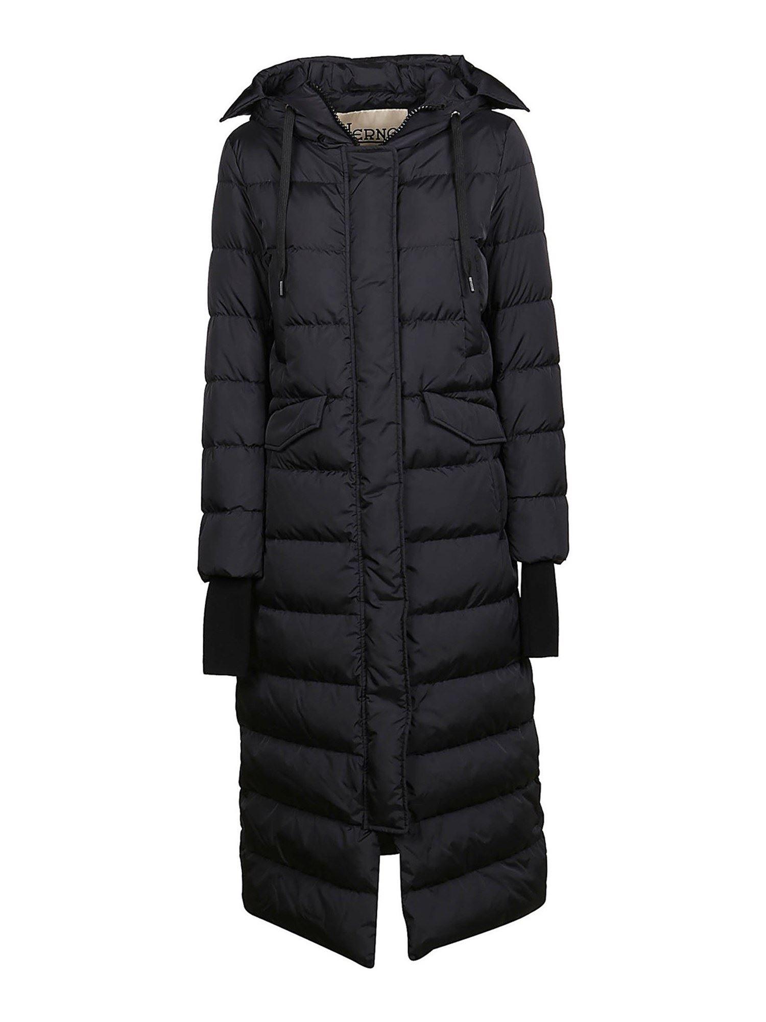 Herno Synthetic Chamonix Padded Coat in Black - Lyst