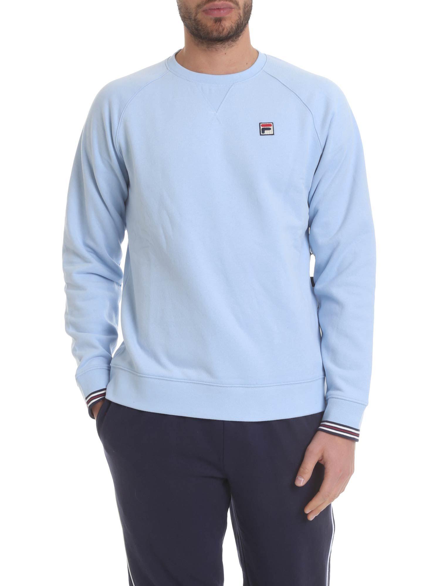 light blue fila sweatshirt