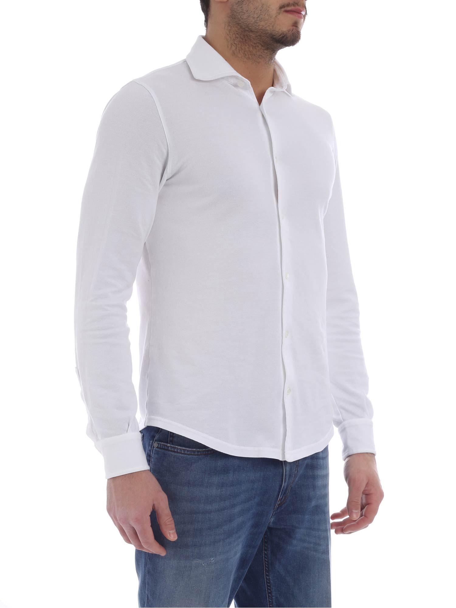 fedeli cotton button down shirt