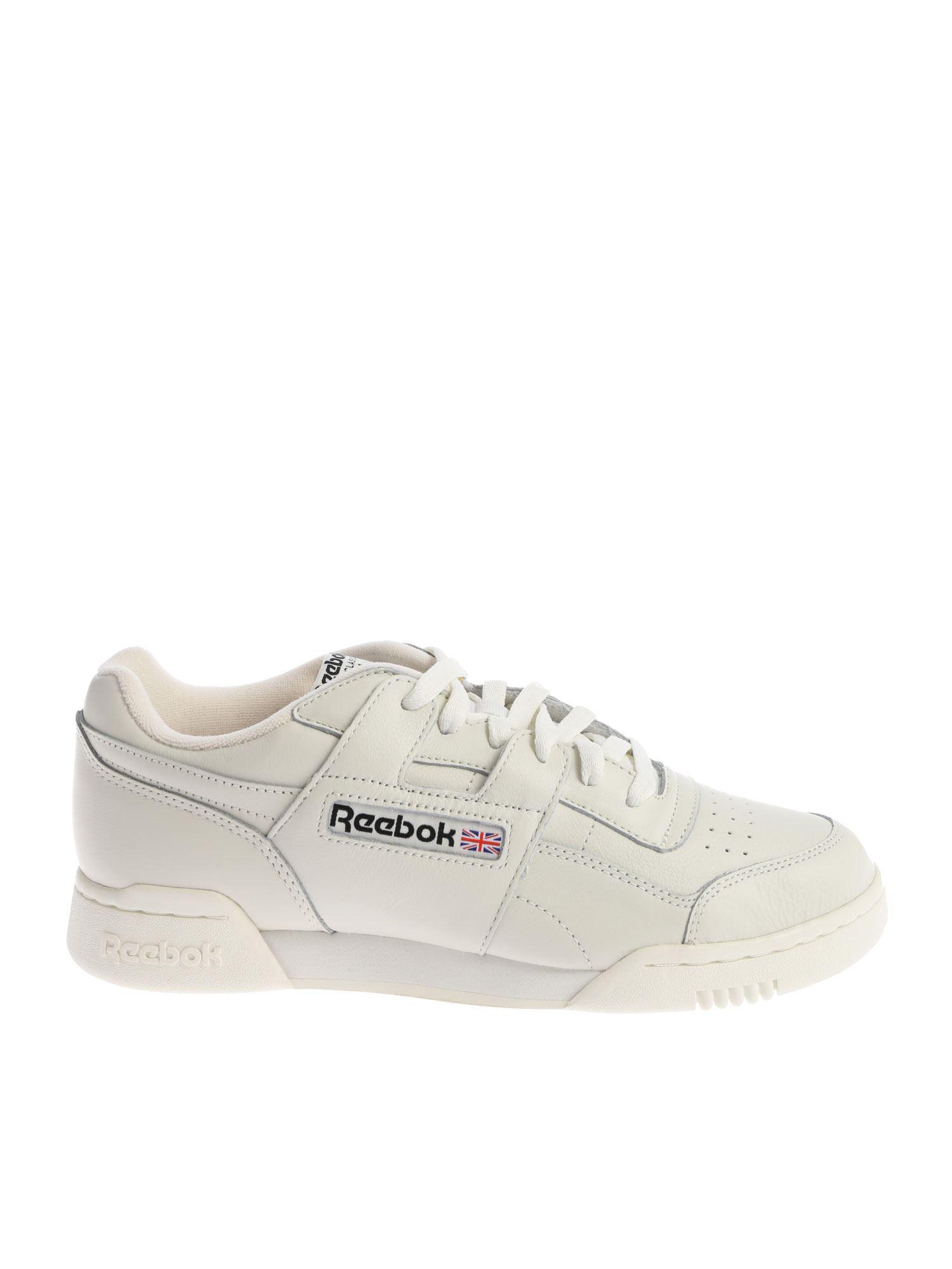 reebok cream trainers